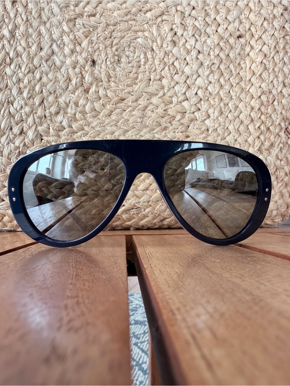 Vallon Retro Aviator Sunglasses.